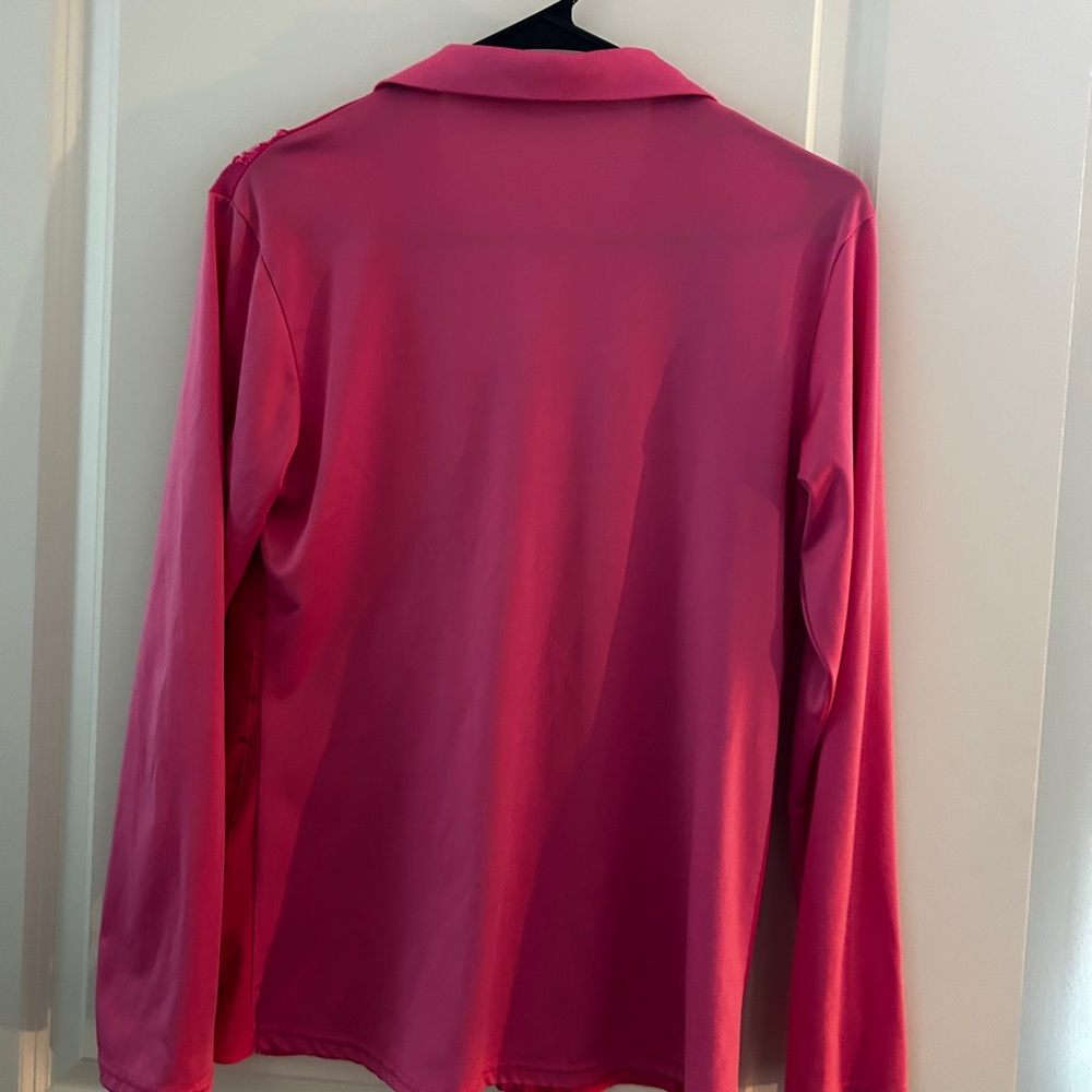 Vibrant Pink Long Sleeve Shirt